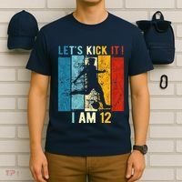 12th Birthday Soccer 12 Year Old Birthday T-Shirt thumb 6