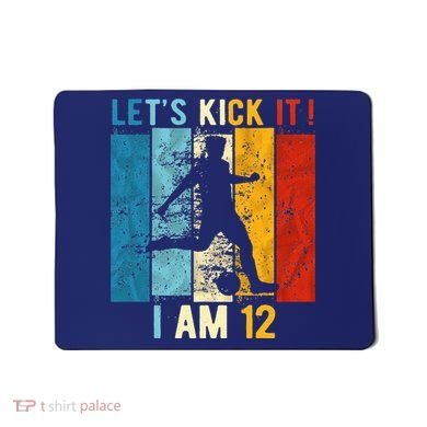 12th Birthday Soccer 12 Year Old Birthday Mousepad