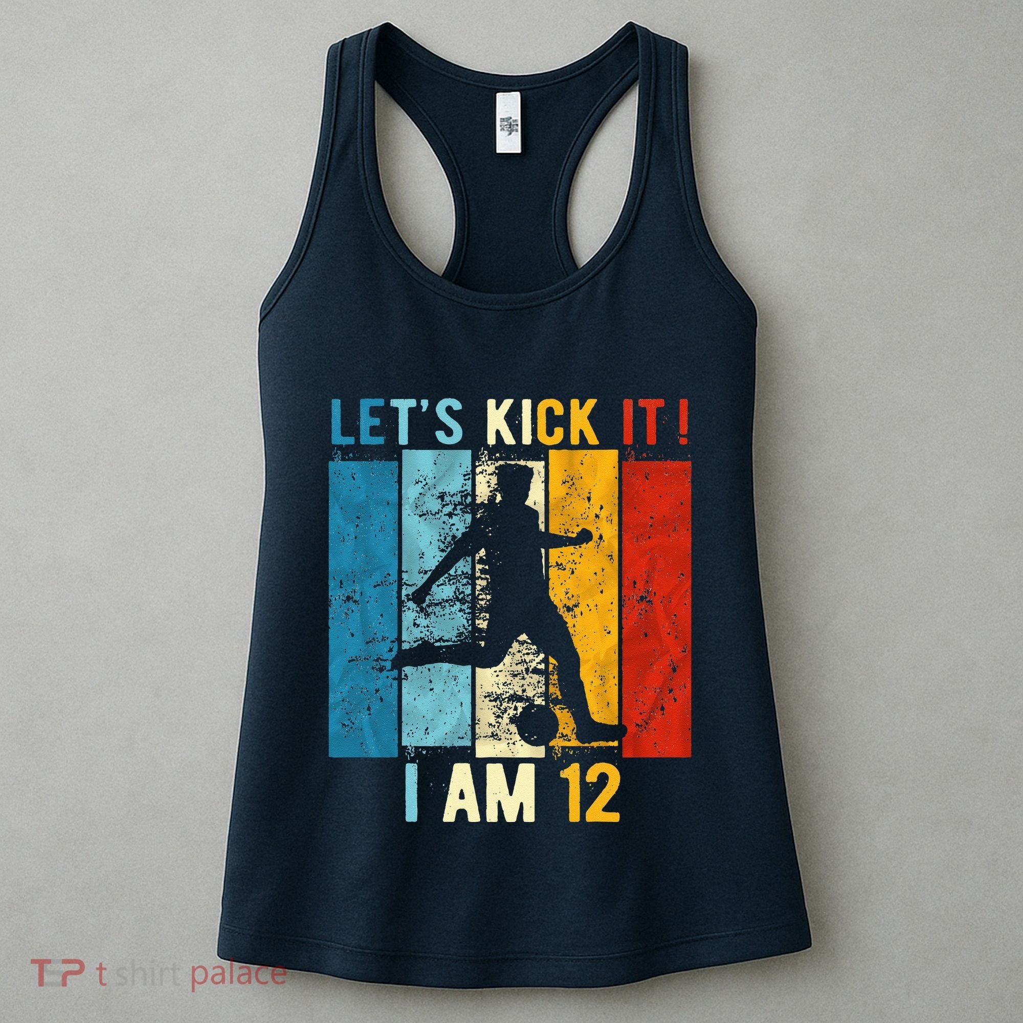 12th Birthday Soccer 12 Year Old Birthday Women's Tank Top