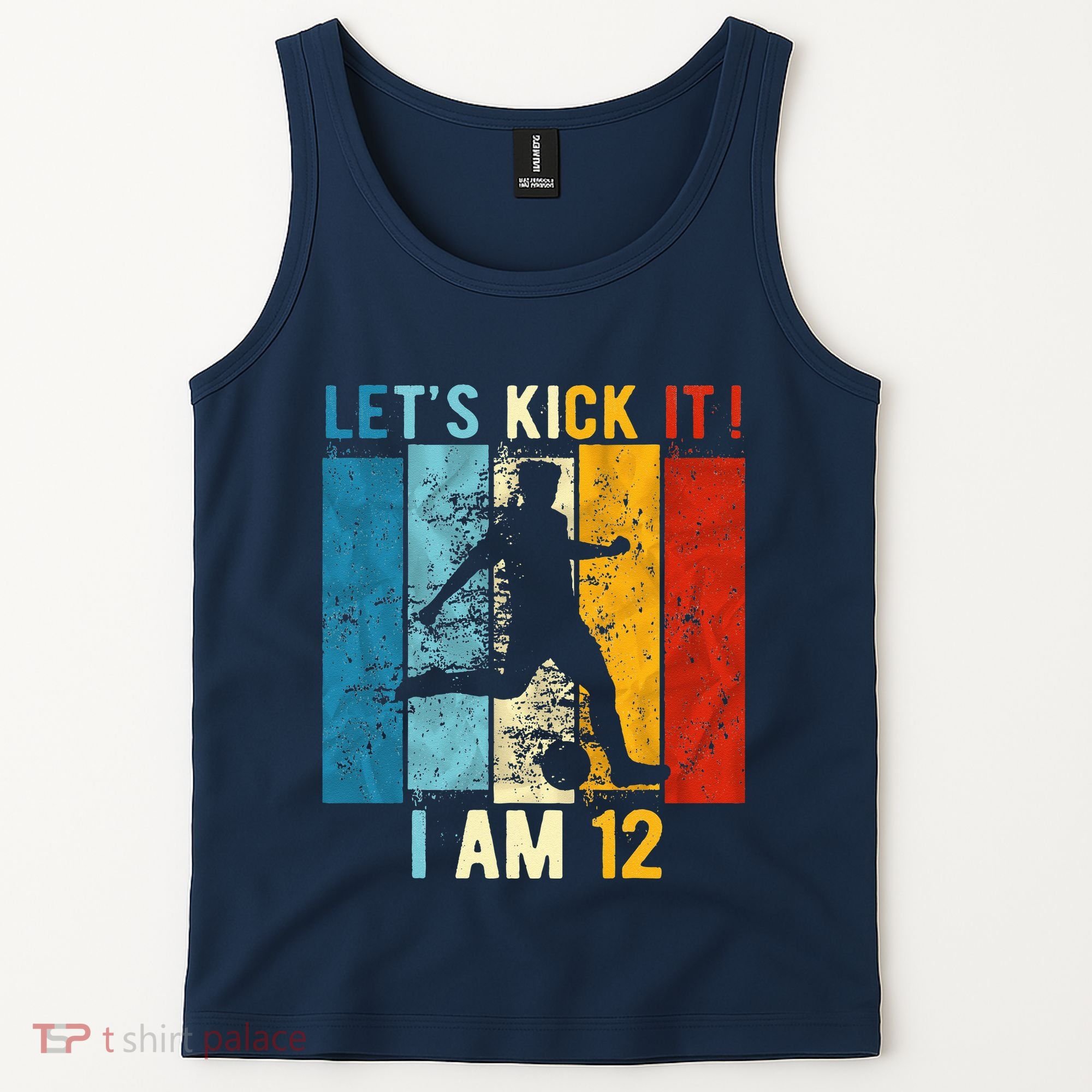 12th Birthday Soccer 12 Year Old Birthday Tank Top