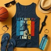 12th Birthday Soccer 12 Year Old Birthday Tank Top thumb 4