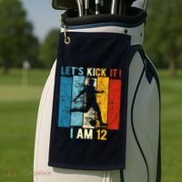 12th Birthday Soccer 12 Year Old Birthday Golf Towel thumb 2