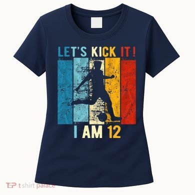 12th Birthday Soccer 12 Year Old Birthday Women's T-Shirt