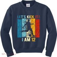 12th Birthday Soccer 12 Year Old Birthday Kids Sweatshirt thumb 0