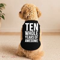 10th Birthday Shirt Gift Boy Age 10 Ten Year Old Boys Son TShirt Doggie Tank thumb 2