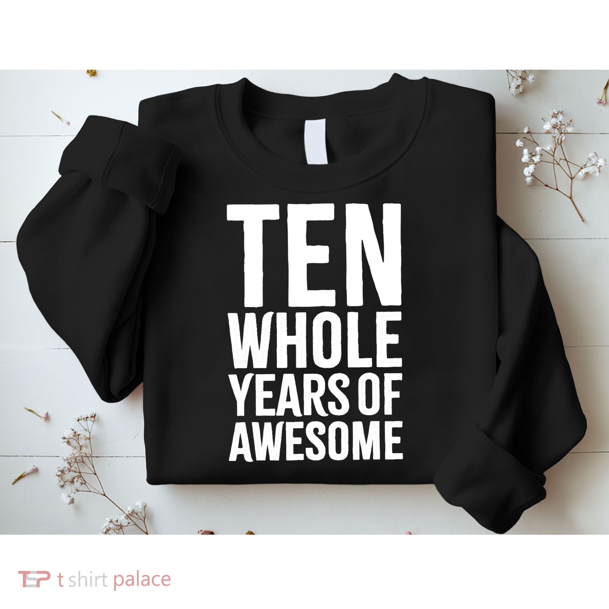 10th Birthday Shirt Gift Boy Age 10 Ten Year Old Boys Son TShirt Sweatshirt