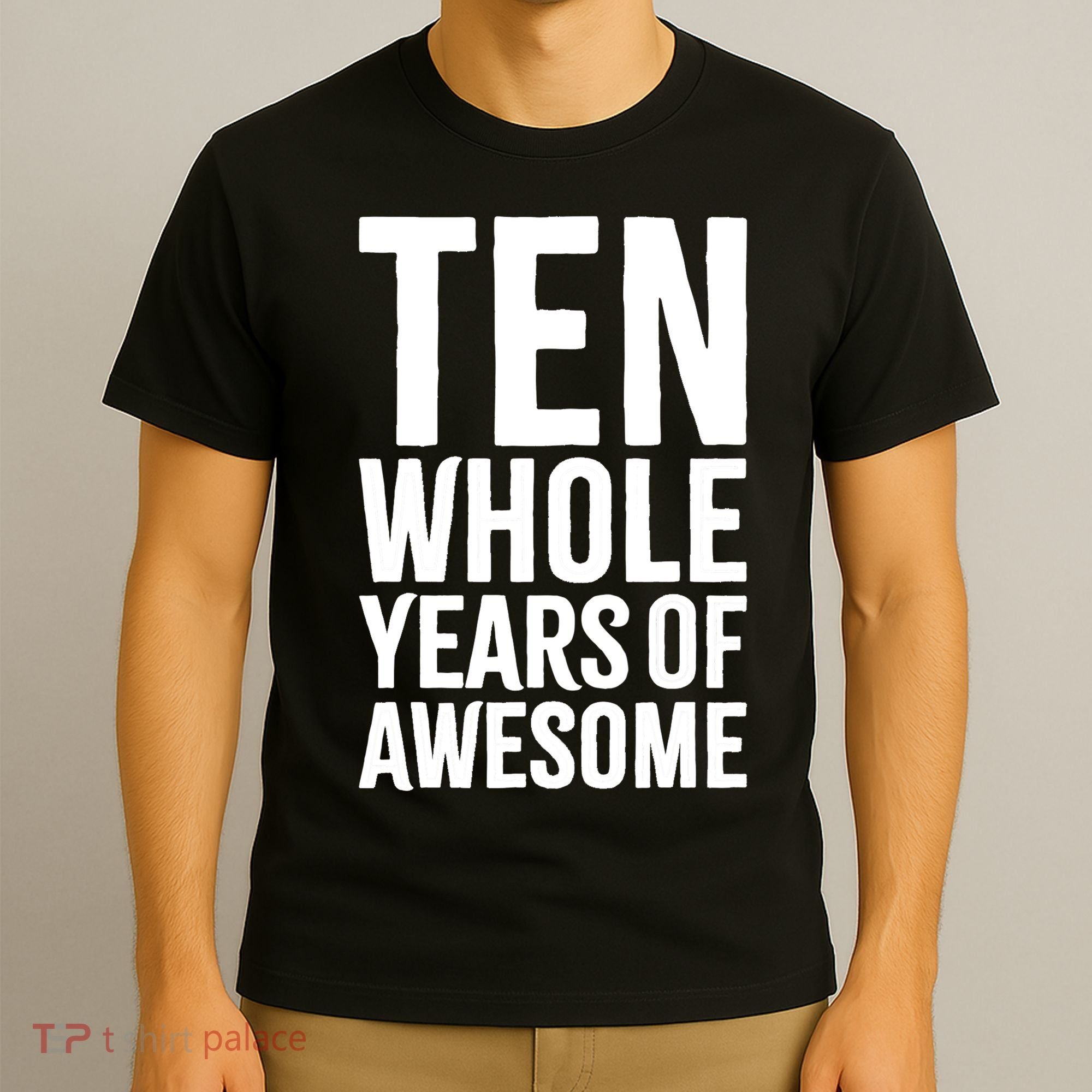 10th Birthday Shirt Gift Boy Age 10 Ten Year Old Boys Son TShirt T-Shirt