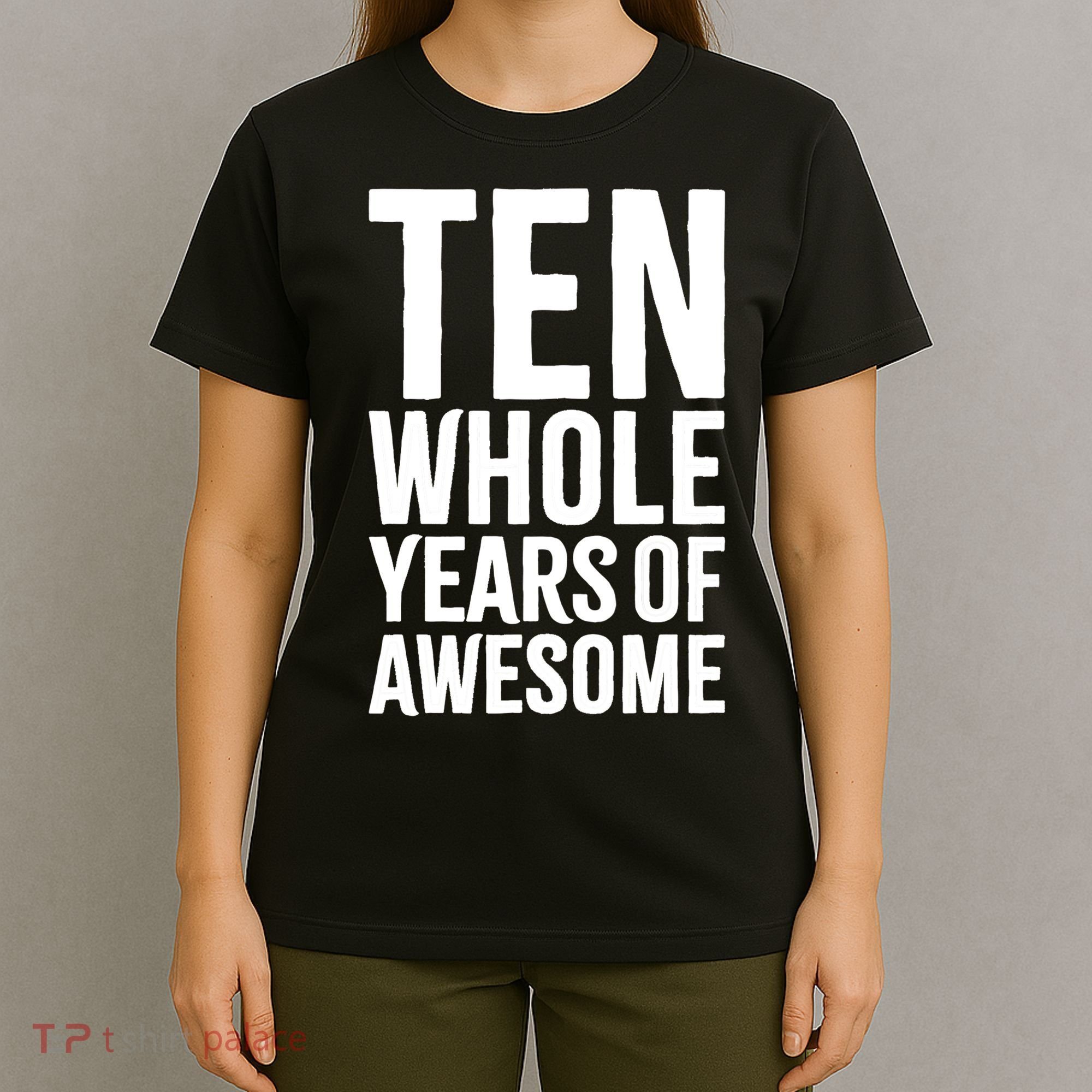 10th Birthday Shirt Gift Boy Age 10 Ten Year Old Boys Son TShirt T-Shirt
