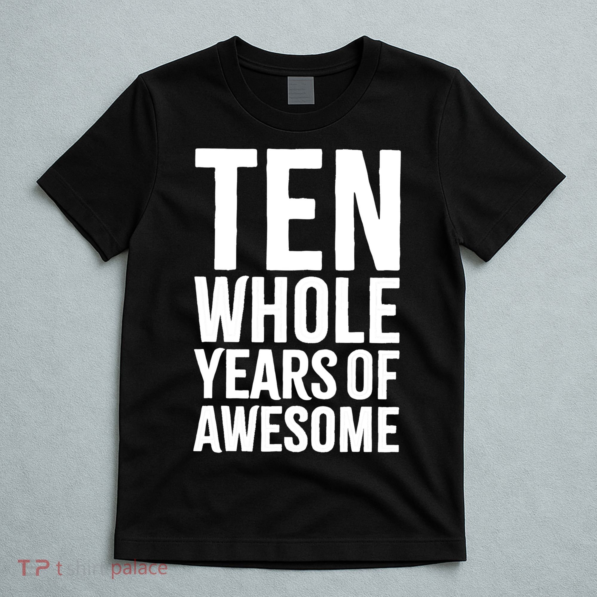 10th Birthday Shirt Gift Boy Age 10 Ten Year Old Boys Son TShirt T-Shirt