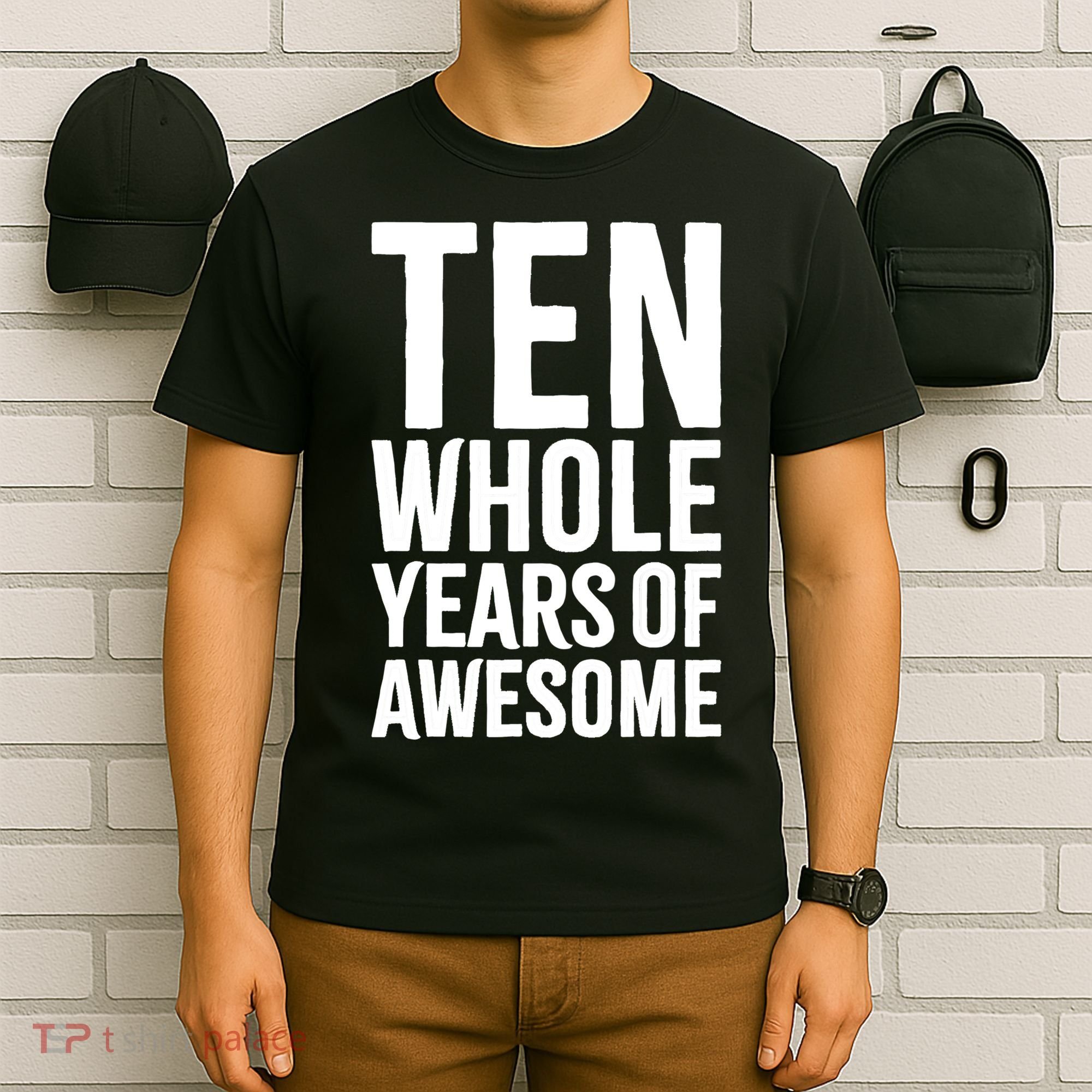 10th Birthday Shirt Gift Boy Age 10 Ten Year Old Boys Son TShirt T-Shirt