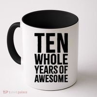 10th Birthday Shirt Gift Boy Age 10 Ten Year Old Boys Son TShirt Coffee Mug thumb 0