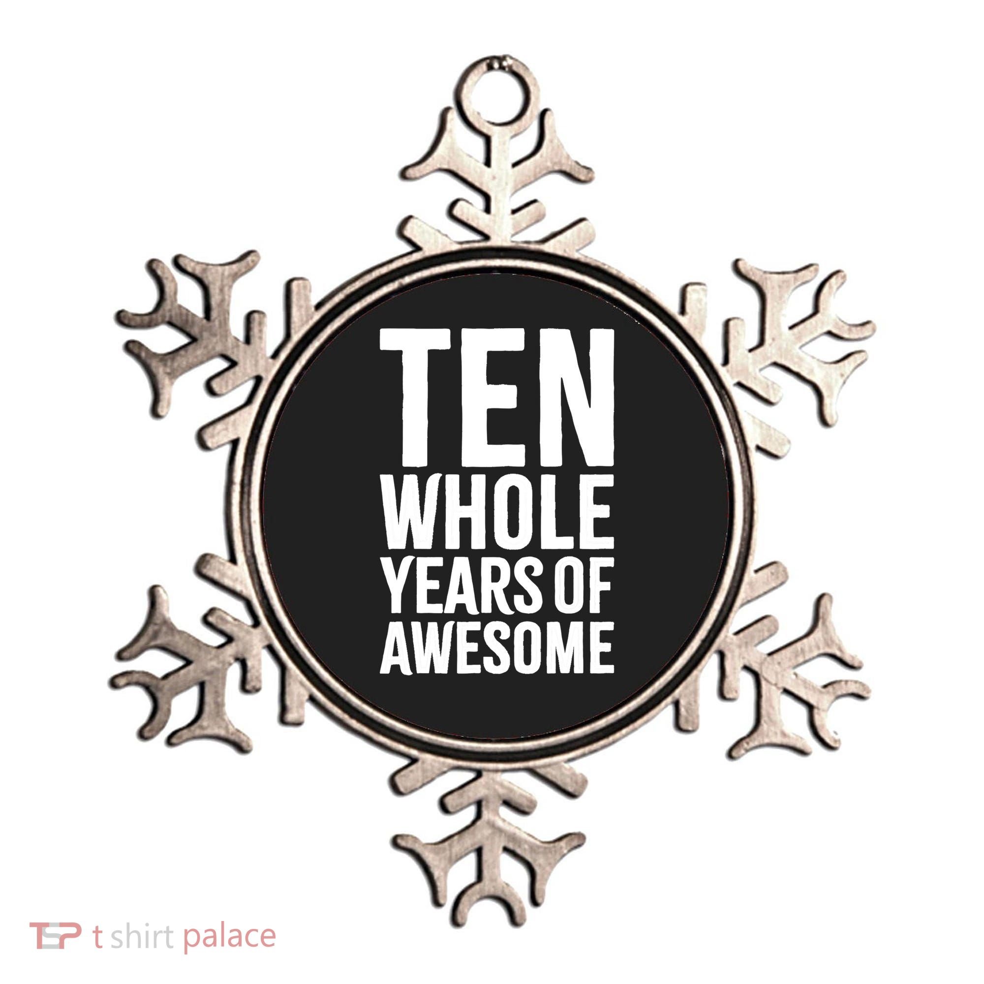 10th Birthday Shirt Gift Boy Age 10 Ten Year Old Boys Son TShirt Ornament
