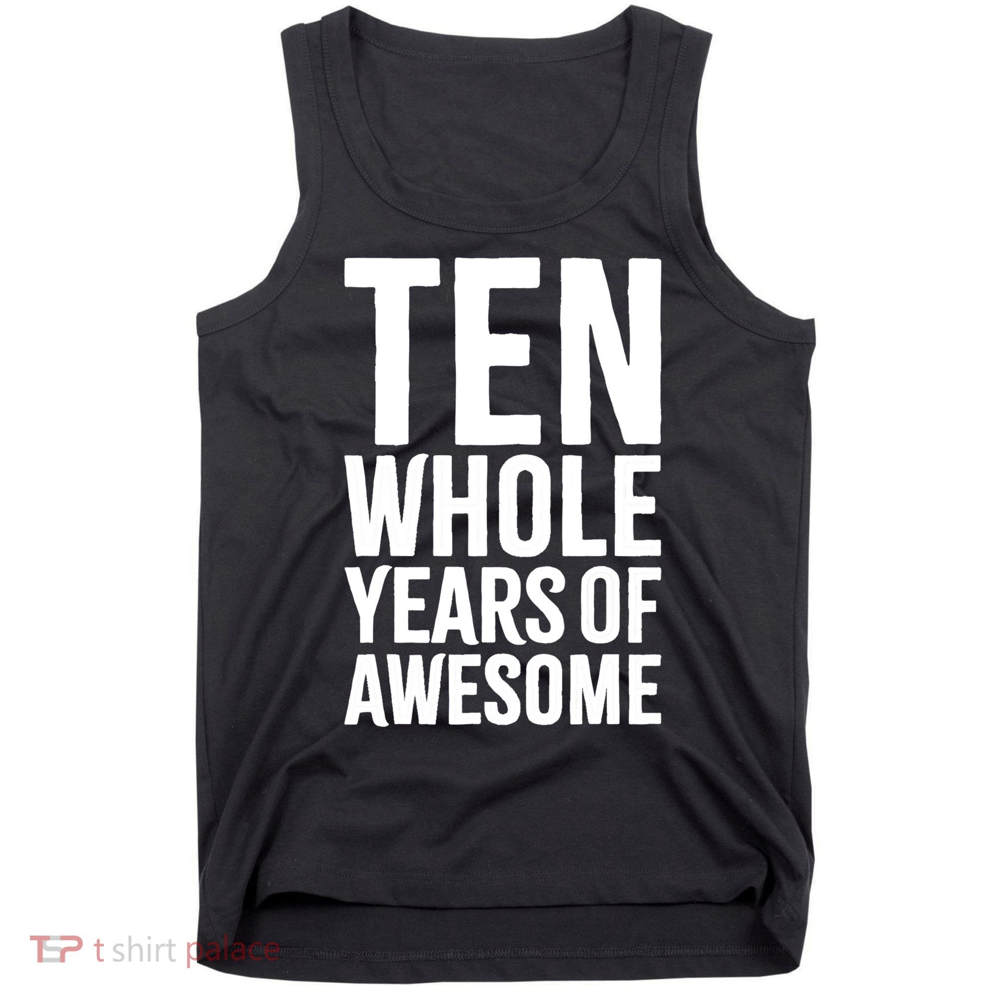 10th Birthday Shirt Gift Boy Age 10 Ten Year Old Boys Son TShirt Tank Top
