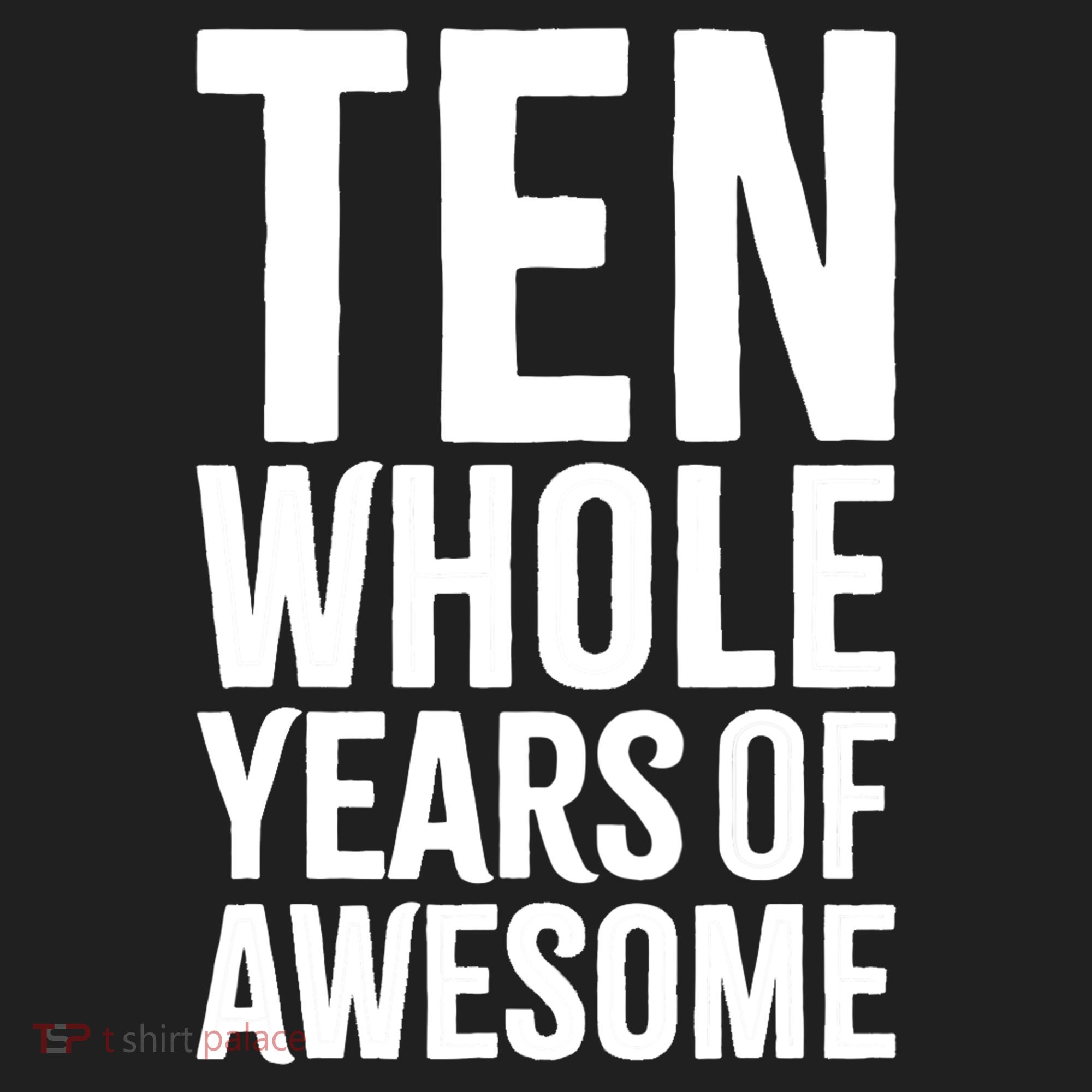 10th Birthday Shirt Gift Boy Age 10 Ten Year Old Boys Son TShirt Golf Towel