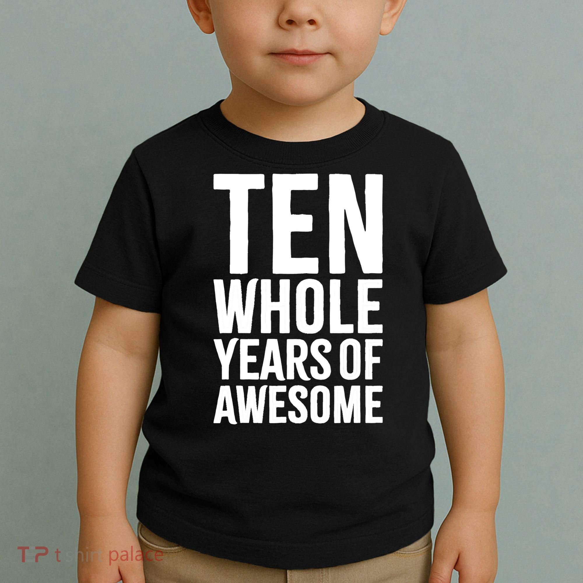 10th Birthday Shirt Gift Boy Age 10 Ten Year Old Boys Son TShirt Toddler T-Shirt