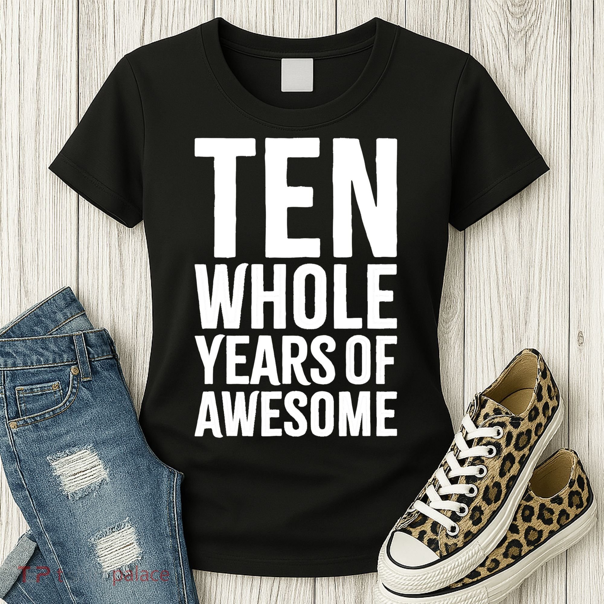 10th Birthday Shirt Gift Boy Age 10 Ten Year Old Boys Son TShirt Women's T-Shirt