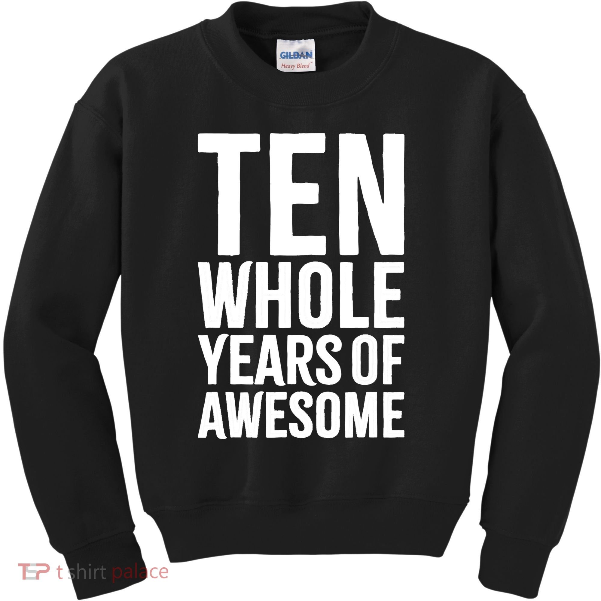10th Birthday Shirt Gift Boy Age 10 Ten Year Old Boys Son TShirt Kids Sweatshirt