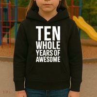 10th Birthday Shirt Gift Boy Age 10 Ten Year Old Boys Son TShirt Kids Hoodie thumb 3