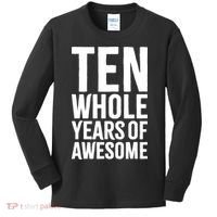 10th Birthday Shirt Gift Boy Age 10 Ten Year Old Boys Son TShirt Kids Long Sleeve Shirt thumb 0