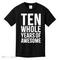 10th Birthday Shirt Gift Boy Age 10 Ten Year Old Boys Son TShirt Kids T-Shirt thumb 0