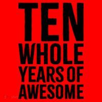10th Birthday Shirt Gift Boy Age 10 Ten Year Old Boys Son TShirt Santa Hat thumb 1
