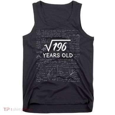 14 Birthday Son Him Funny Math 14th Birthday Tank Top