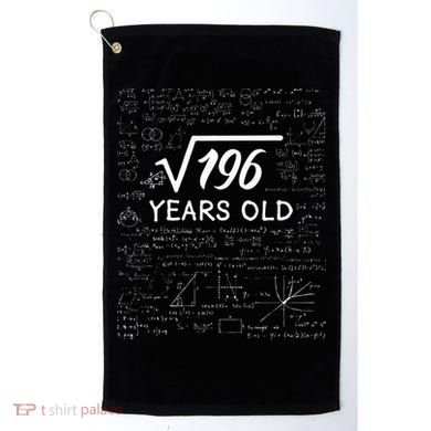 14 Birthday Son Him Funny Math 14th Birthday Golf Towel