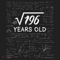 14 Birthday Son Him Funny Math 14th Birthday Golf Towel thumb 3