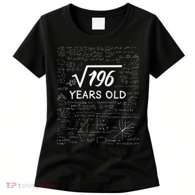 14 Birthday Son Him Funny Math 14th Birthday Women's T-Shirt
