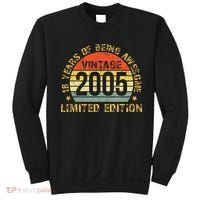 18yr BDay Son  Funny 2005 18th 18 Year Old Birthday Sweatshirt thumb 0