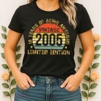 18yr BDay Son  Funny 2005 18th 18 Year Old Birthday Women's T-Shirt thumb 2