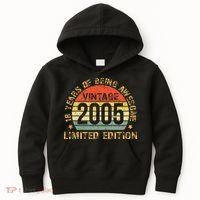 18yr BDay Son  Funny 2005 18th 18 Year Old Birthday Kids Hoodie thumb 0