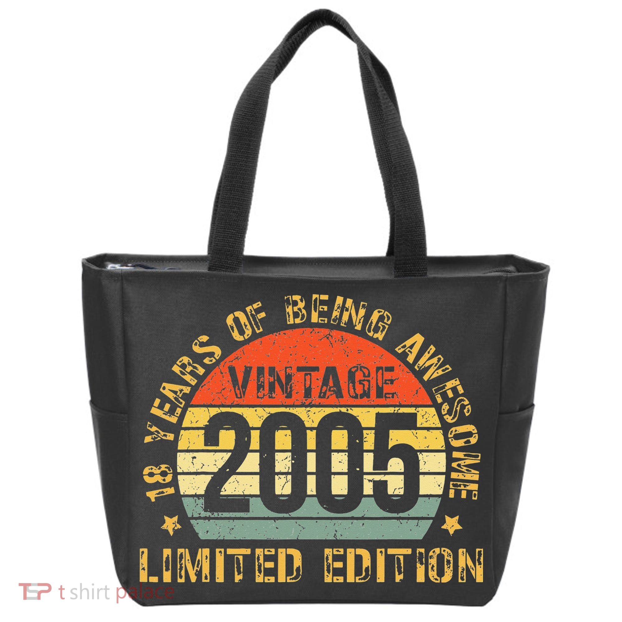 18yr BDay Son  Funny 2005 18th 18 Year Old Birthday Tote Bag