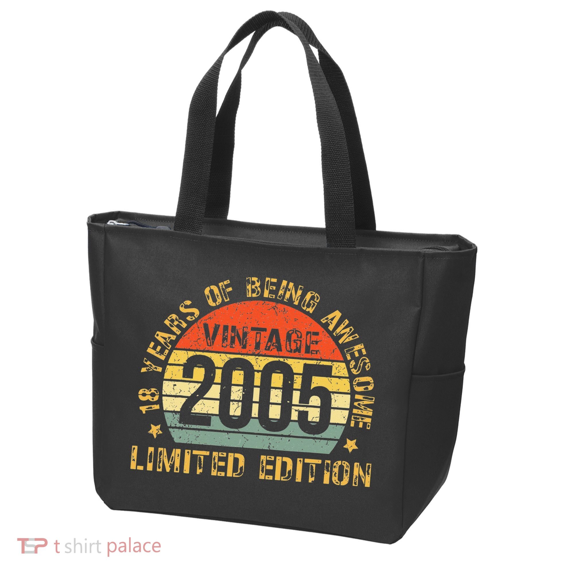 18yr BDay Son  Funny 2005 18th 18 Year Old Birthday Tote Bag