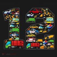 12th Birthday Transportation 12 Year Old Party Women's Hoodie thumb 2
