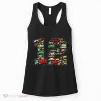 12th Birthday Transportation 12 Year Old Party Women's Tank Top thumb 0