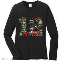12th Birthday Transportation 12 Year Old Party Women's Long Sleeve Shirt thumb 0