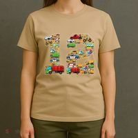 12th Birthday Transportation 12 Year Old Party T-Shirt thumb 4