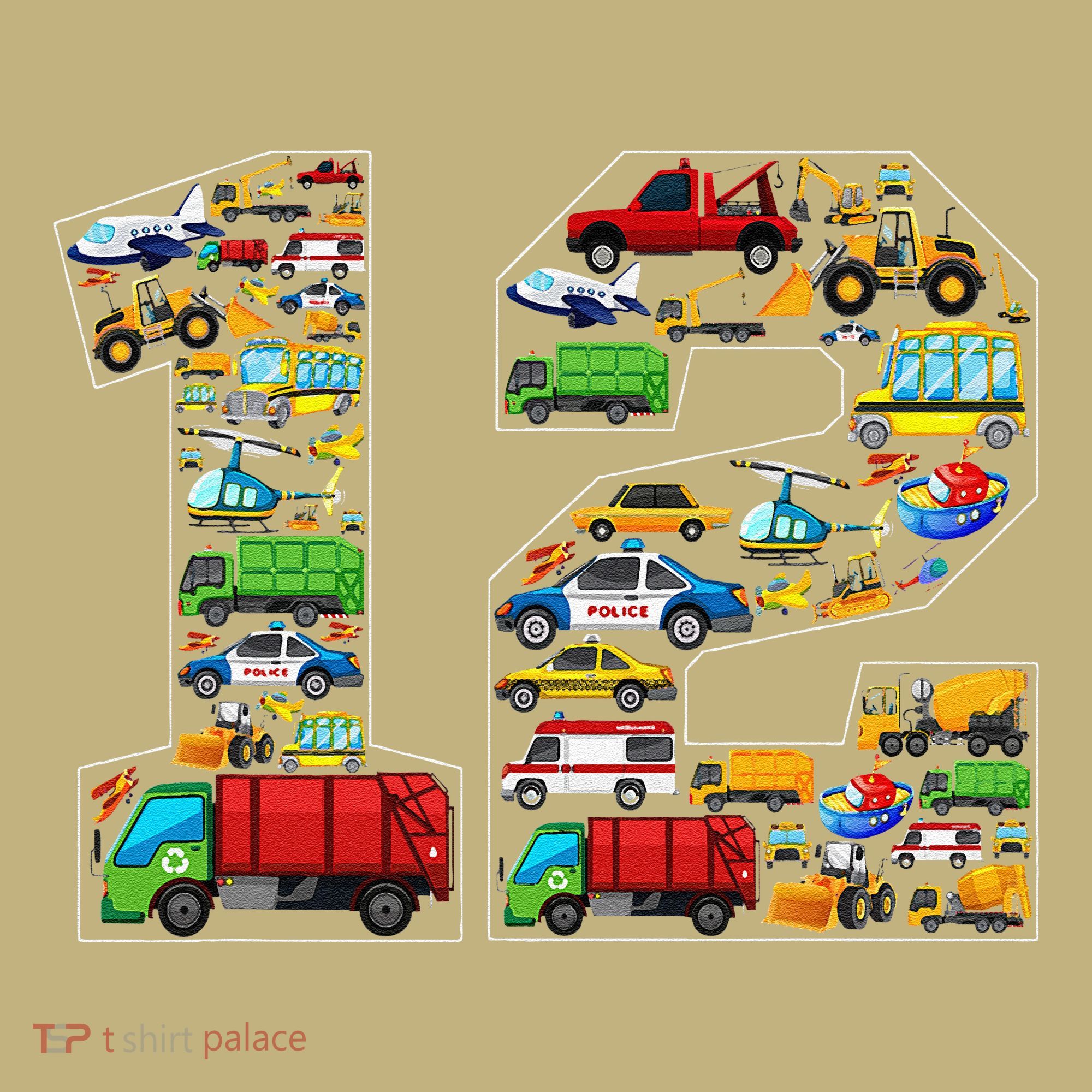 12th Birthday Transportation 12 Year Old Party Mousepad