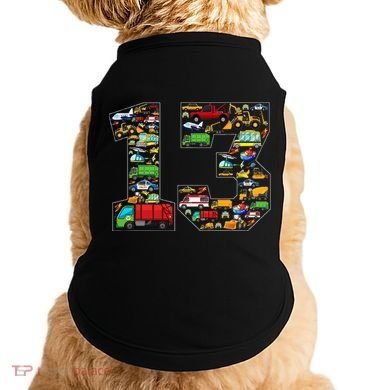 13th Birthday Transportation 13 Year Old Party Doggie Tank