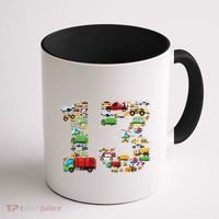 13th Birthday Transportation 13 Year Old Party Coffee Mug thumb 1