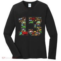 13th Birthday Transportation 13 Year Old Party Women's Long Sleeve Shirt thumb 0