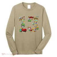 13th Birthday Transportation 13 Year Old Party Long Sleeve Shirt thumb 0