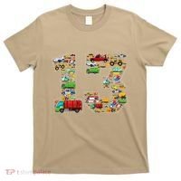 13th Birthday Transportation 13 Year Old Party T-Shirt thumb 0