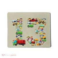13th Birthday Transportation 13 Year Old Party Mousepad thumb 0