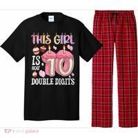 10th Birthday This Girl Is Now 10 Years Old Double Digits Pajama Set thumb 0