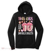 10th Birthday This Girl Is Now 10 Years Old Double Digits Women's Hoodie thumb 0