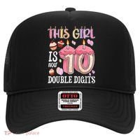 10th Birthday This Girl Is Now 10 Years Old Double Digits Hat thumb 0