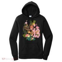 13th Birthday Tiki Party Pool Summer Hula Hawaiian Luau Friend Women's Hoodie thumb 0