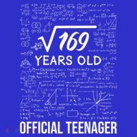 13 Birthday Teenager Boy 13yr Math 13th Birthday Apron thumb 3